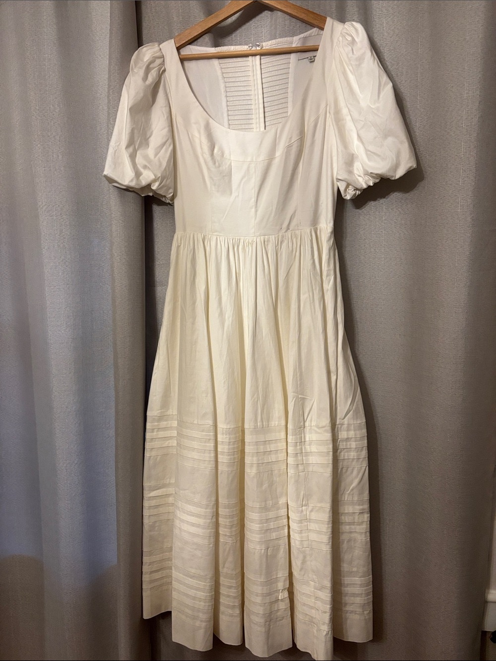 Reformation Puff Sleeve Midi Dress